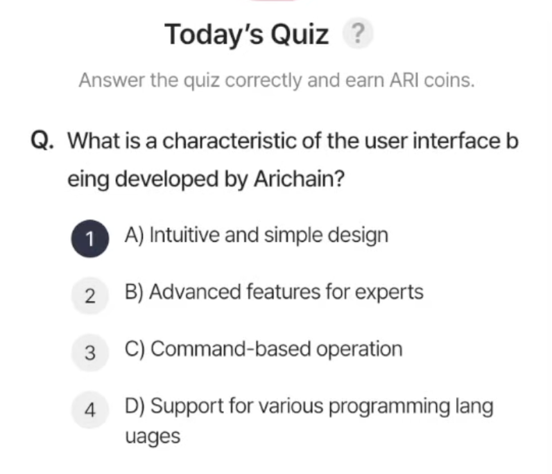 ARI Wallet Daily Quiz Answer 6 March 2025 (AriChain)